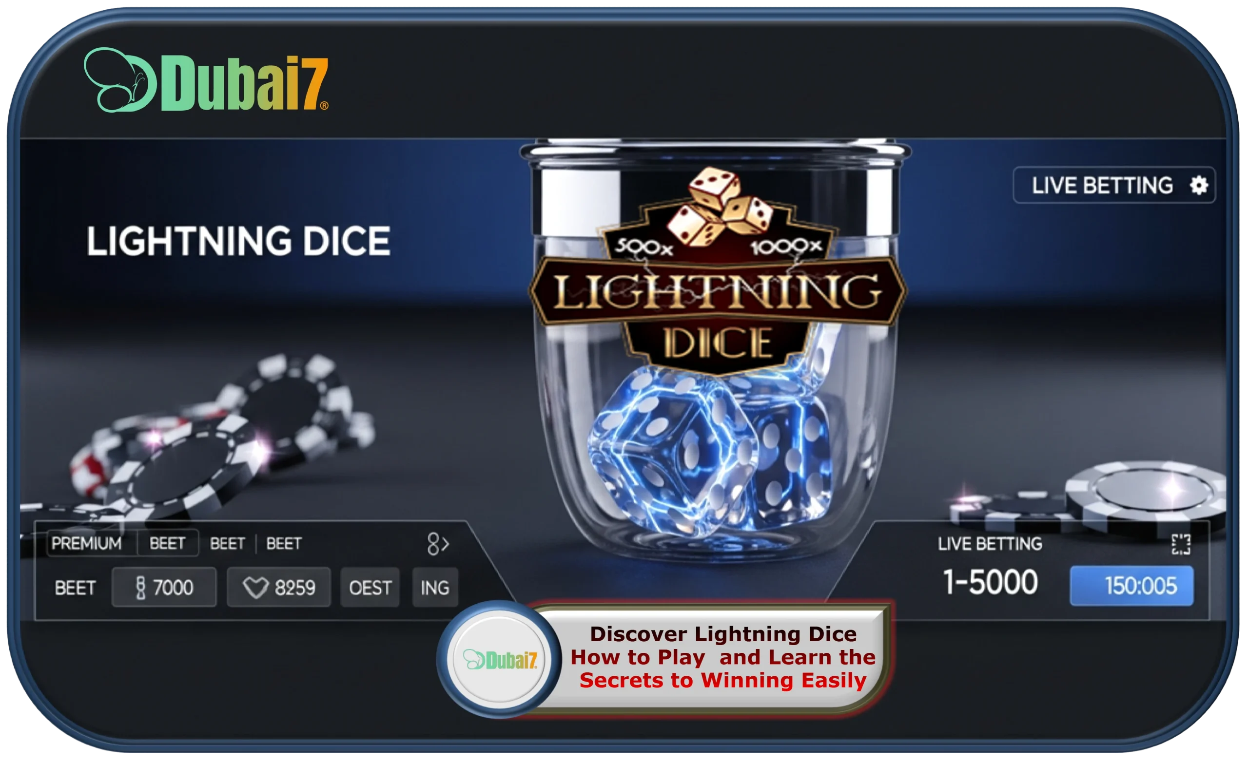 Professional Lightning Dice Tips and Tricks for 2025 at Dubai7 Casino!