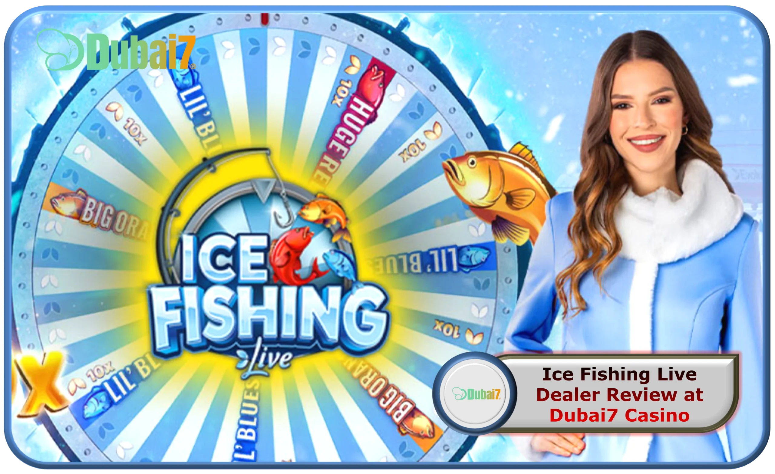 Ice Fishing Live Dealer Review at Dubai7 Casino 2026!